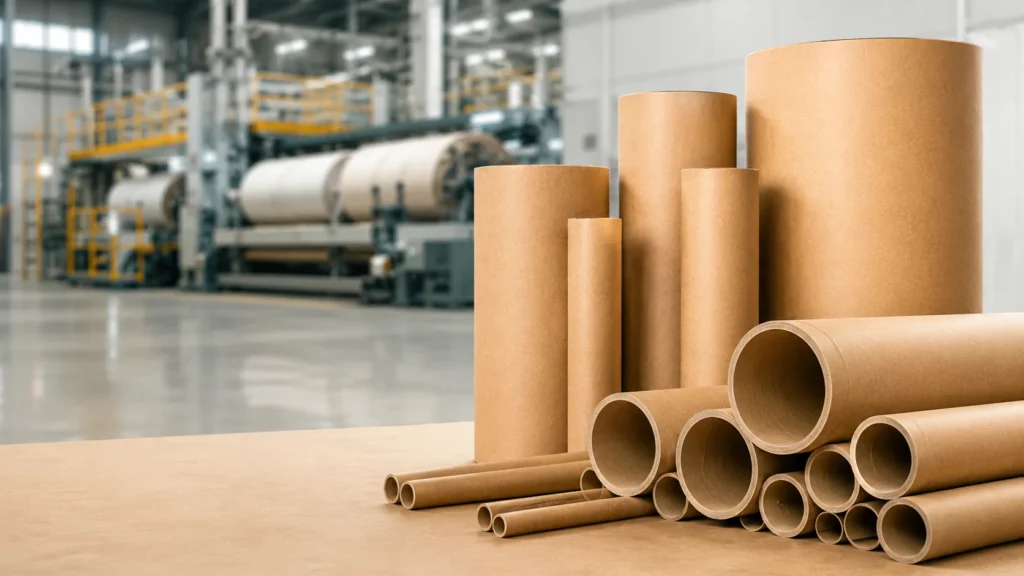 Planned paper tube products for future recyclable packaging expansion